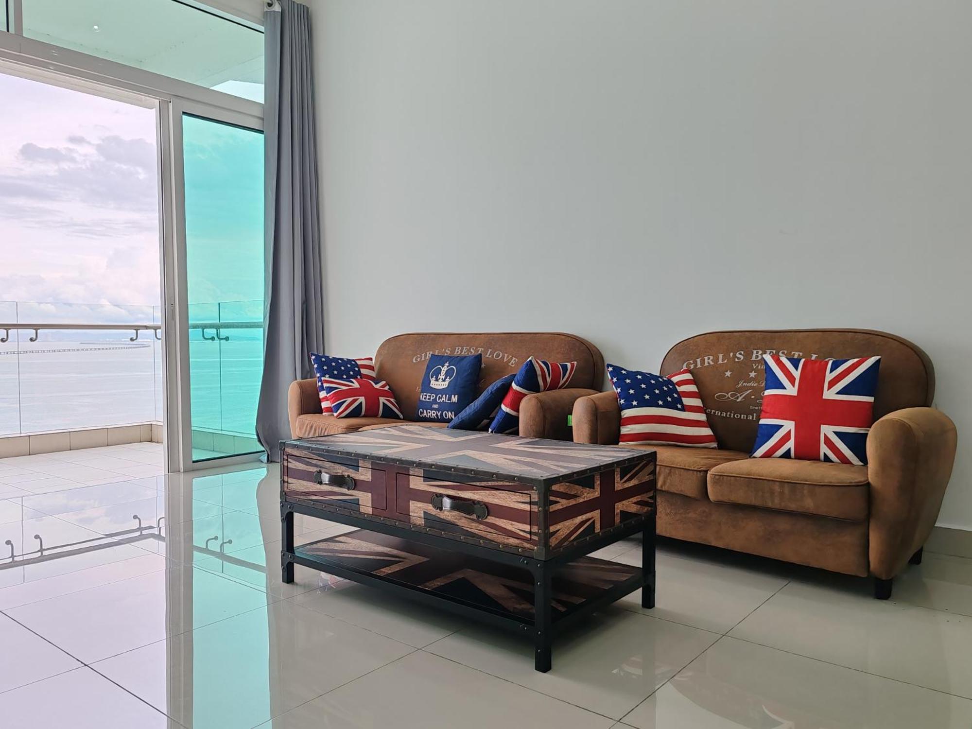 Seaview Vacation 3r3b 8pax Apartment *